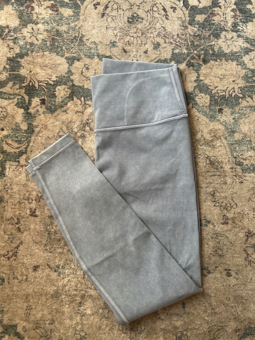 Lululemon High-Waist chambray blue Leggings